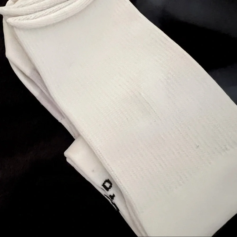 ADIDAS UNISEX WHITE SOCCER SOCKS